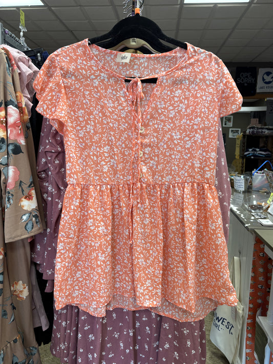 Peach Blouse