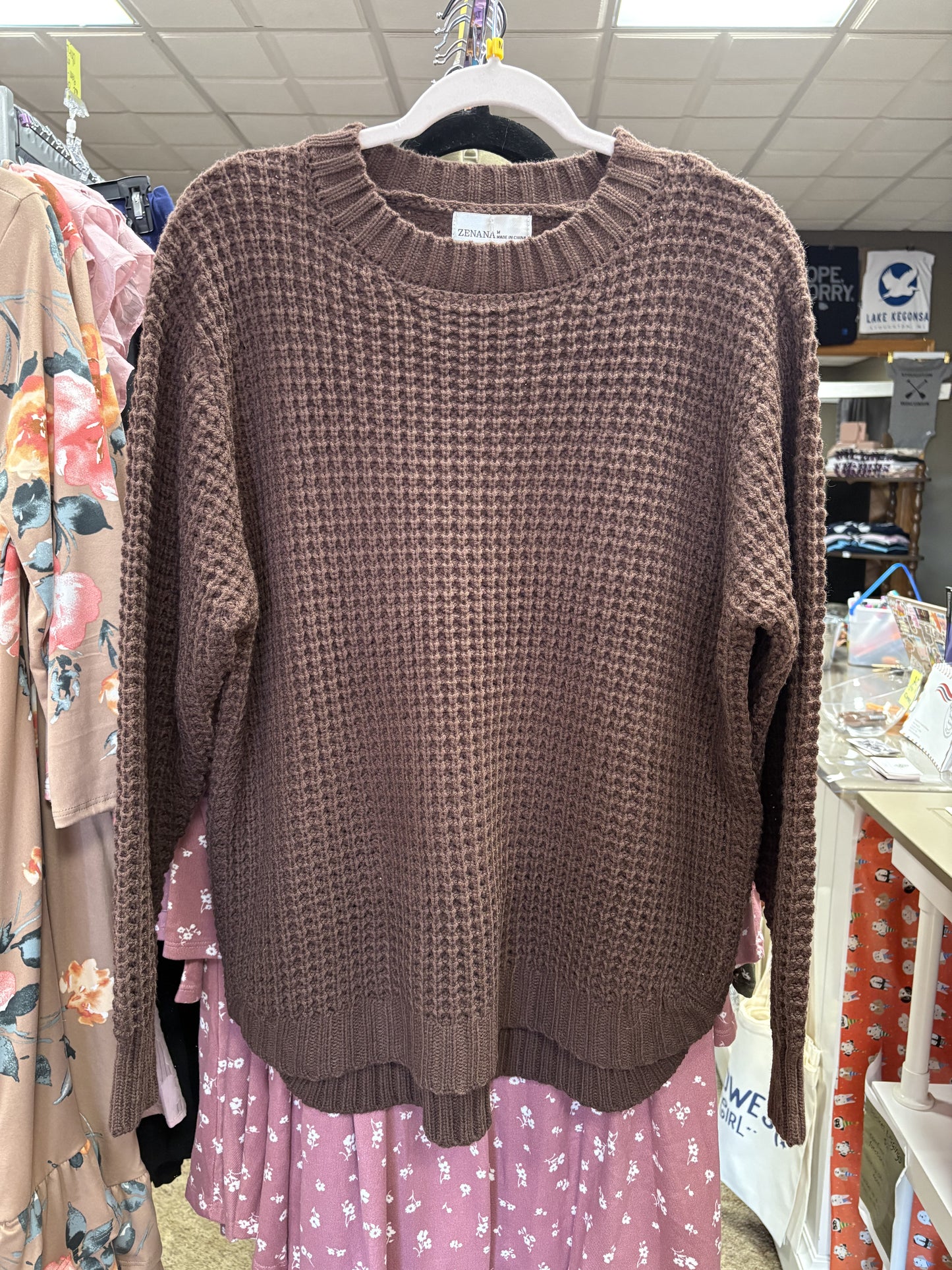 Waffle Sweater