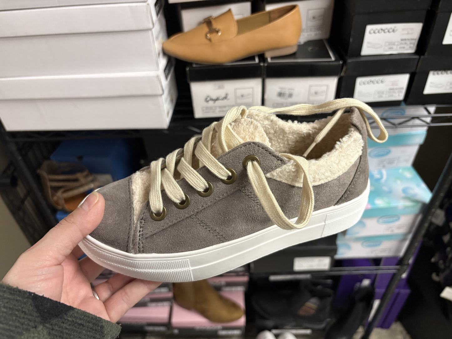 Sherpa Lined Sneaker